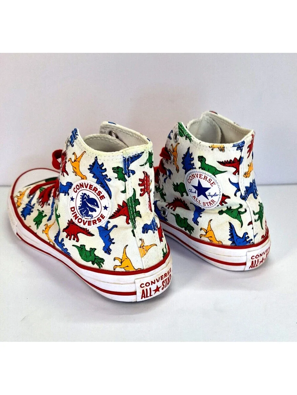 Converse Chuck Taylor All Star Dinoverse Dinosaur Hi-Top Sneaker Junior US Sz 5